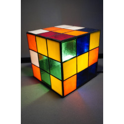 Lampe Cube retro