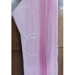 1ere étape  dessin sur plaque de verre