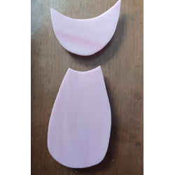 verre meulé avant pose ruban cuivre